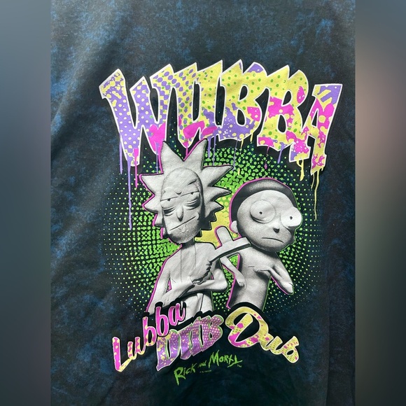 Rick & Morty - Wubba Lubba Dub Dub XL Long Sleeve Shirt - BNWT 🛸🍻 - Picture 2 of 6